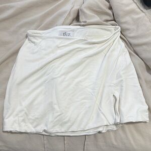 Oh Polly white micro mini skirt